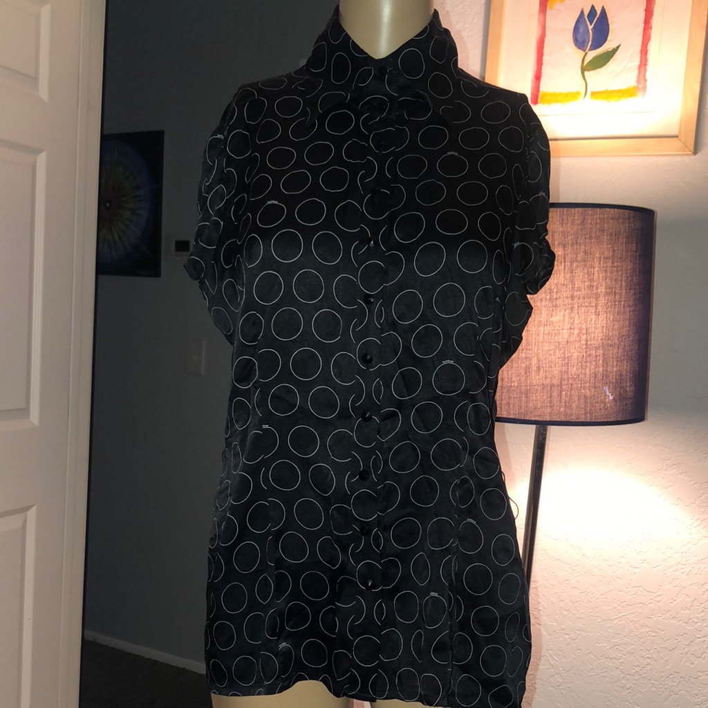 Bebe Button Down Blouse